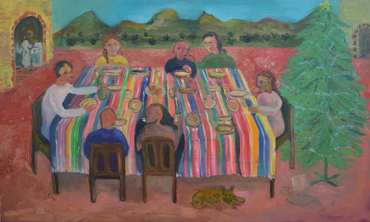 Perhe syömässä (A Family eating)