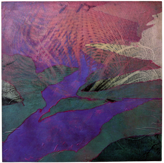 Anemone 1 Collage Print by Vappu Johansson