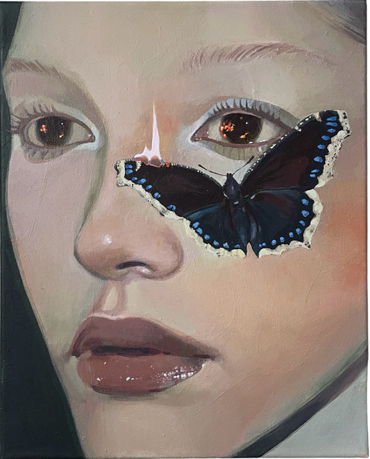 Eco-horror Acrylic Painting by Erin Juntunen