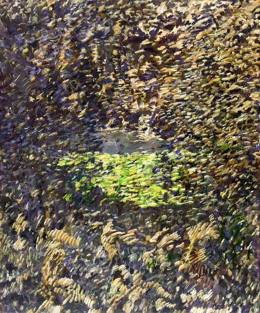 Hidden Meadow Acrylic Painting by Agnieszka Wajda-Hänninen