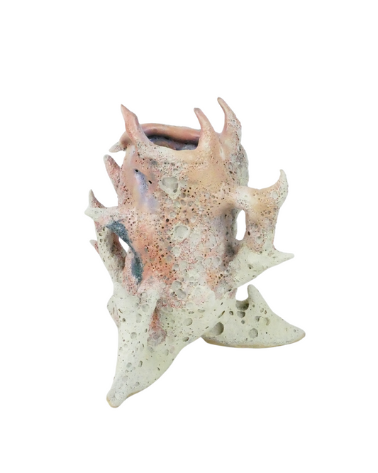 Salmon moon vase - image 3