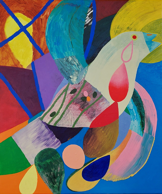 Kristallikyyneleet, jotka muuttuvat vereksi, maaksi, vedeksi, kasveiksi ja lopulta valoksi: Kyyhkynen