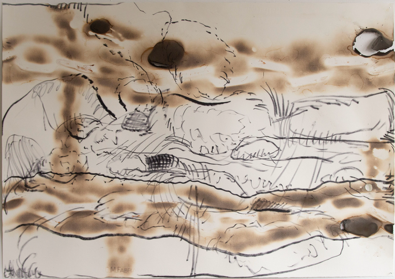 Burnt drawing III - image 1