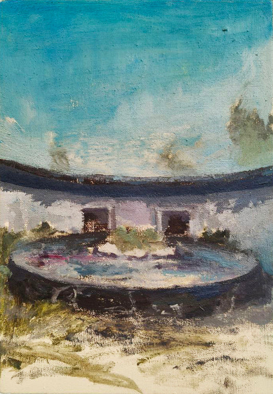 Nimetön (Pihlajasaari) Oil on Canvas Painting by Krista Antila