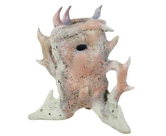 Salmon moon vase
