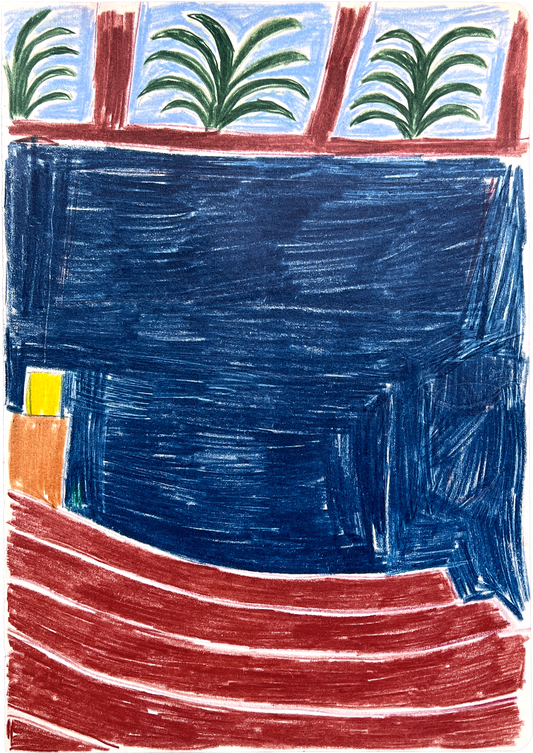 Amphitheatre Drawing Painting by Fredrik Karell