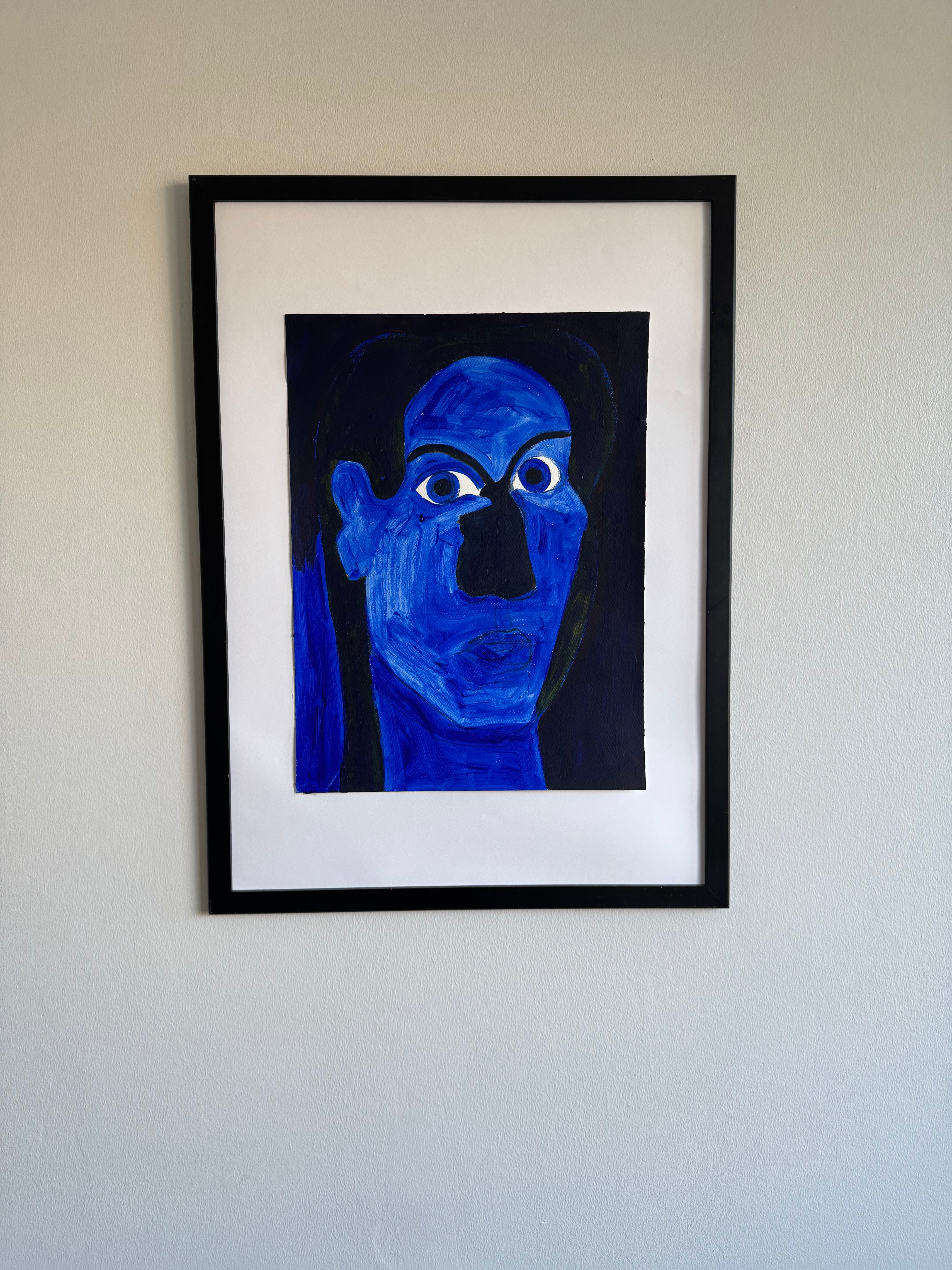 Blue Self-Portrait • WWW Contemporary