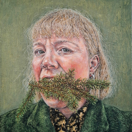 Choices Oil on Canvas Painting by Riikka Salminen