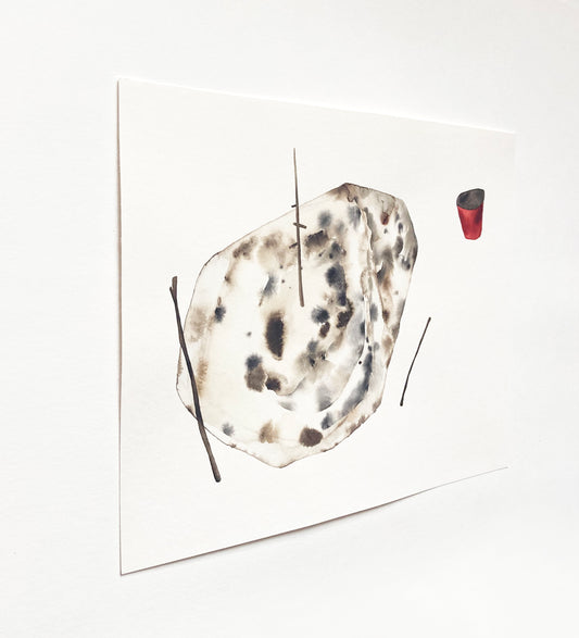 Spreading Ashes on Garden Covered with Snow - image 2