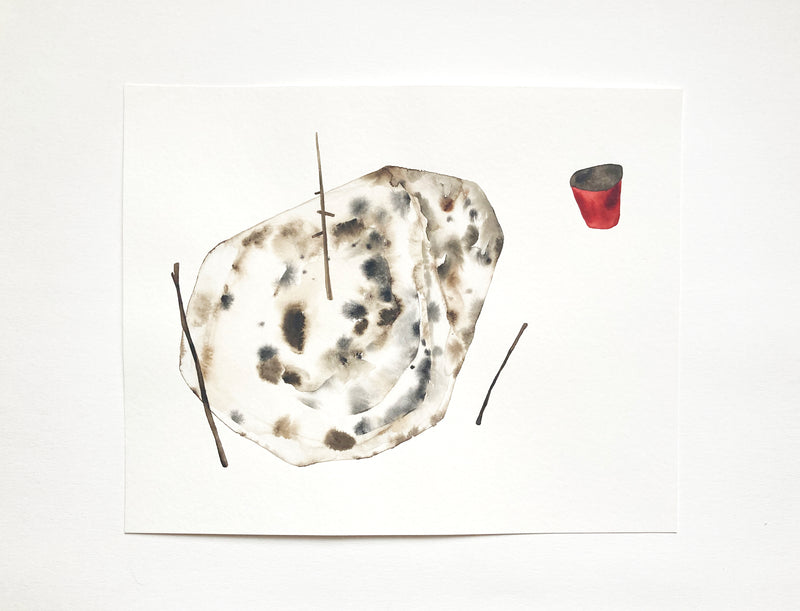 Spreading Ashes on Garden Covered with Snow - image 4