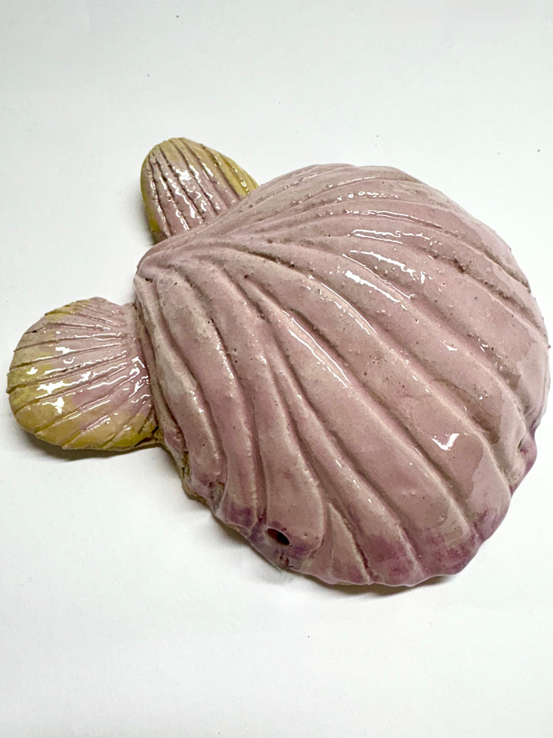 Pink sea shell, mermaids bikini top - image 5