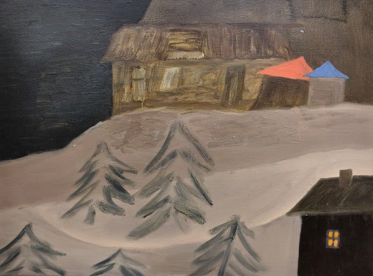 Seudut Oil on Canvas Painting by Silja Uuttula