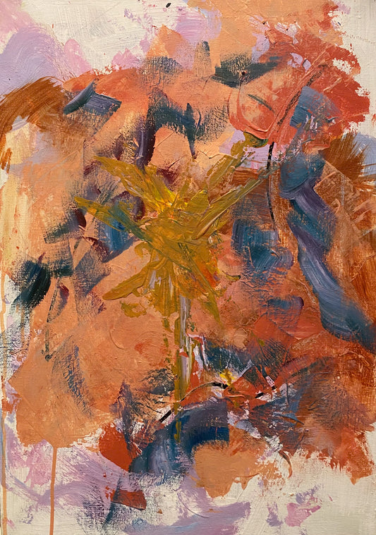 Tukholma Acrylic Painting by Juhani Räisänen