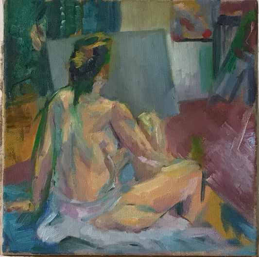 A borrowed pose, a study of Sarah.