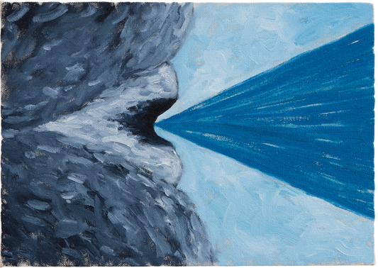 Reciprocal Gaze Oil on Canvas Painting by Jaakko Pennanen