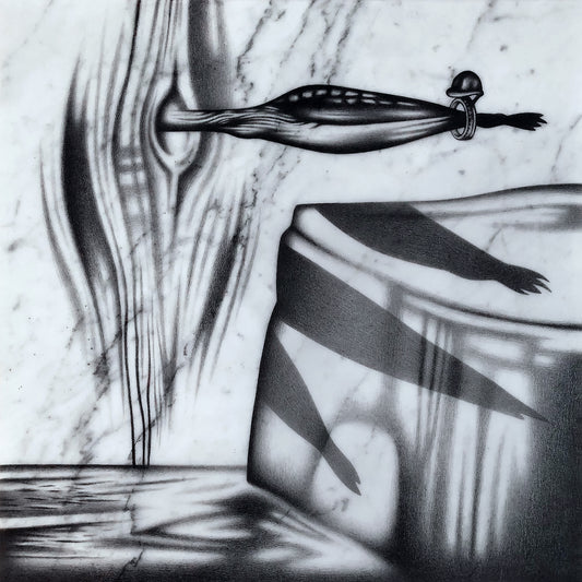 Mediator II Drawing Painting by Inka-Maaria Jurvanen