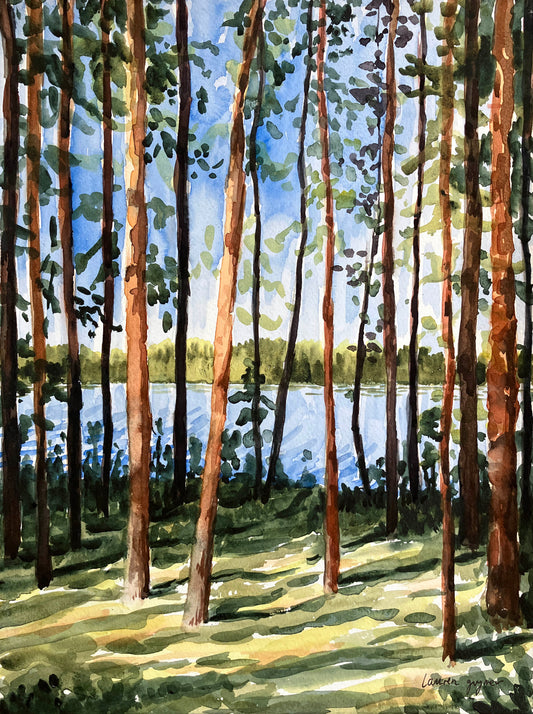 Catch the Sun Watercolour Painting by Lauren Guymer