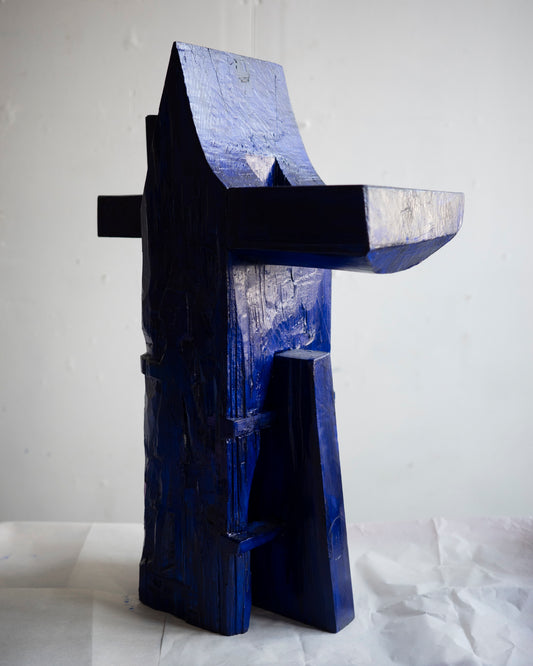 Blue bedside table - image 2