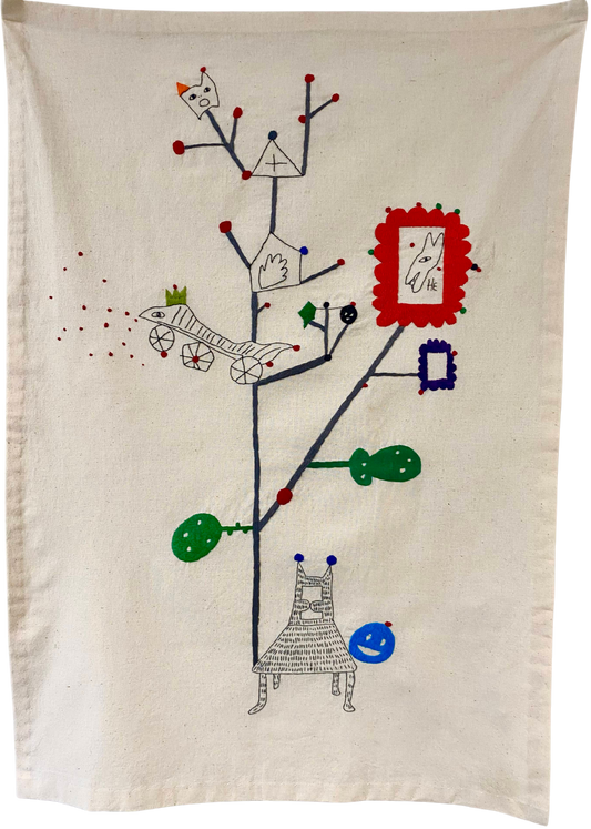 Magic Tree Textile Textile Art by Sasha Rotts