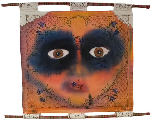 Väsyttää, mutta ei nukuta (Tired but not Sleepy) Textile Colour Textile Art by Onerva Luoma