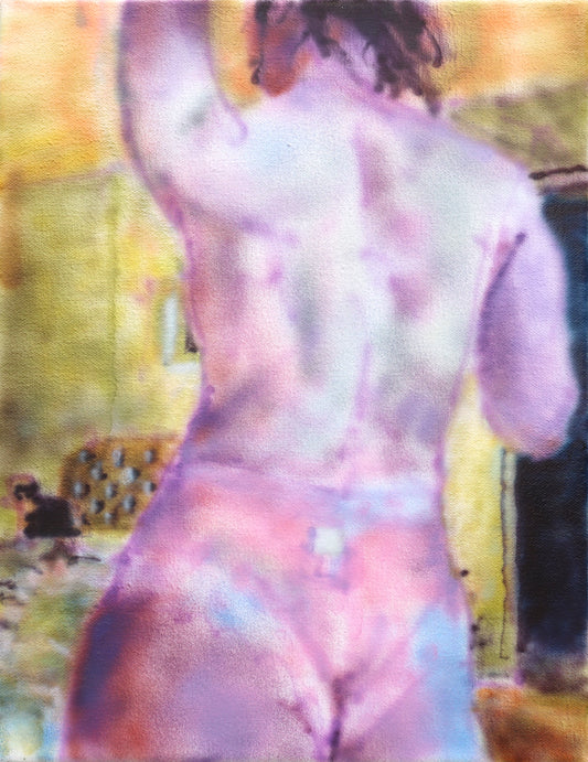 Clench Acrylic Painting by Emilia Mäkelä